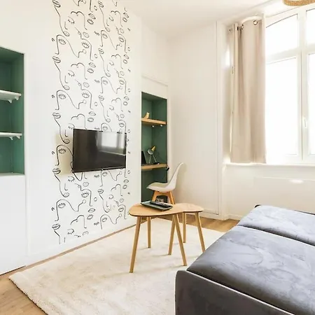 Appartement Studio Escale Elegante - Proche Gare Saint-Brieuc